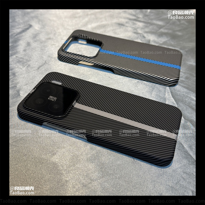 凯夫拉纹背心赛道上下不包大孔Find X9/X8s+适用OPPO Find X7ultra手机壳X6碳纤维纹PRO时尚潮牌拼接色半包硬