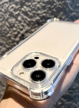 直边透明四角防摔气垫Find X8适用OPPO Reno13手机壳12/11/8PRO+/10全包镜头9/5简约7/A93S/A72/7硅胶5软A3/2