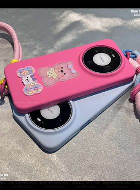 耐脏液态硅胶墨镜小狗带挂绳适用K90小米15Ultra/17PRO手机壳13T红米k80/K70软Note14/TURBO4女Civi5创意卡通