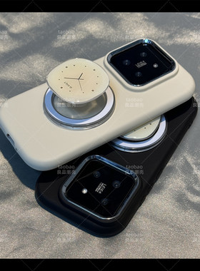 韩国ins小众设计时钟适用Realme GT7pro/6手机壳V11真我GT大师版NEO5磁吸支架Q3S防摔新款12全包V11/6se/V13