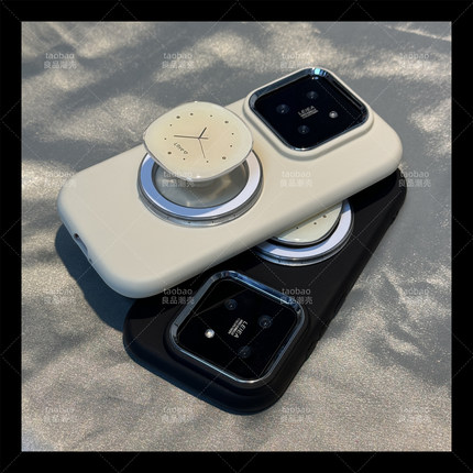 韩国ins小众设计时钟Find X9/X7适用OPPO Reno15/14手机壳K12/X8S+磁吸支架9创意5/11女8/6/10防摔A1X/A2/A58