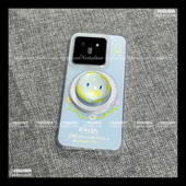 X200 X80 PRO 内置磁吸蓝星壳S30适用VIVO MINI手机壳X70 S19玻璃地球支架X90 X100S卡通X60 S20创意Y300i女