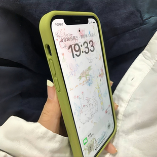 S50 X300 S30 牛油果深绿色液态硅胶X200 S17女S20 MINI适用VIVO S19手机壳x90s豆蔻绿X100软糯S18 V40 PRO