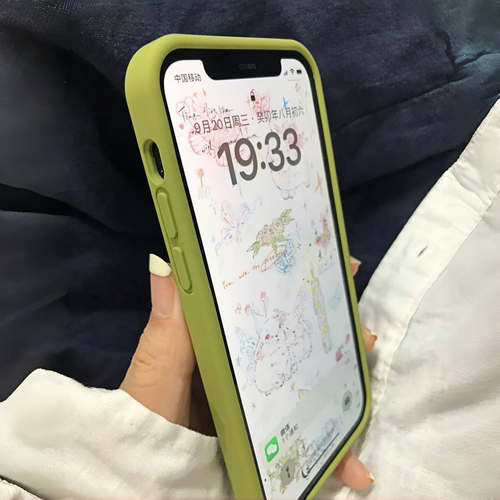 牛油果深绿色夏天液态硅胶FIND X9/X8S+适用OPPO Reno14手机壳12一加15/ACE5至尊版3/6/7豆蔻11/10PRO+女13T