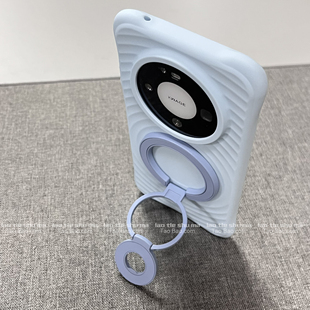 波漾P70液态硅胶情侣软糯 Ultra手机壳Pro 奶蓝色小众高级感双面磁吸三折叠支架适用MATE80华为Mate60 Pura70