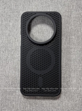 冷淡风黑色散热网洞壳磁吸充电适用Magic8/7PRO荣耀GTPRO手机壳魔术6透气防滑软边硬背板防摔磨砂全包男女套