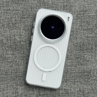 Ultra 光栅条纹瓦楞硬大孔 Z11 Z9雾面 Pro手机壳IQOO15 Turbo Z10 NEO11 磨砂半透白磁吸散热适用IQOO