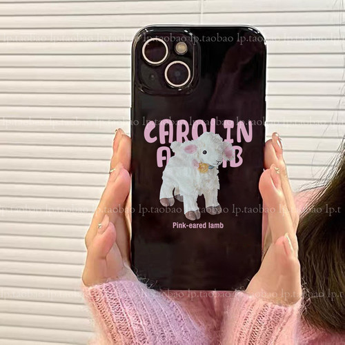 甜酷粉耳羊红米k40小米11手机壳