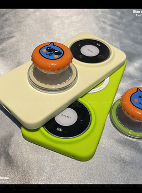 ins液态硅胶瓶盖酷儿磁吸支架适用X9D荣耀X70手机壳Magic8/7/X60创意防摔X50魔术4/5PRO新款6Lite软糯X9C可爱