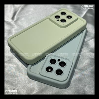 曼波薄荷绿色夏天适用华为荣耀200/80手机壳50SE/60/90GT新款100/70PRO简约X50畅玩30/40全包20加厚i硅胶防摔