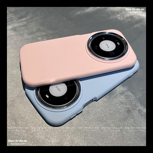 Reno15 1磨砂3 K12纯色A5简约6女10 X8s适用OPPO 11PRO手机壳X7Ultra ins镜圈大孔马卡龙圆边Find