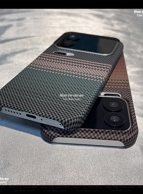 日暮绿色浮雕碳纤维纹磁吸X300PRO适用vivo X200S手机壳X200Ultra凯夫拉纹X200PROMINI磨砂大孔硬薄高级感套