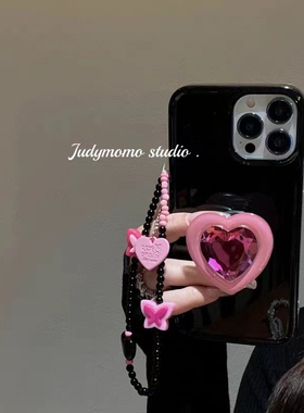 少女多巴胺甜酷风适用magic7荣耀500/400/300/200/90GT手机壳60带闪钻支架4/X50i挂绳X70畅玩30魔术6PRO/5/40