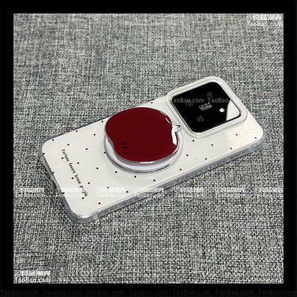 韩风内置磁吸波点壳Find X9/X8Ultra适用OPPO Reno14/12手机壳A5/7/8S+红苹果支架10PRO/13/3/7/A58/8/6简约1