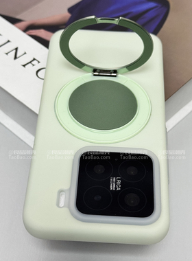 360°旋转磁吸支架曼波绿色适用华为MATE60手机壳Pura70果冻液态硅胶MATE70PRO+/50小清新40E薄荷绿感高级感