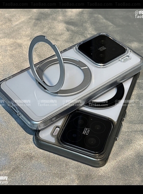 新款旋转磁吸支点壳Turbo4适用K80小米17/15手机壳14T/K70至尊版K50透明Note防摔12pro+简约3/11红米K60/13R