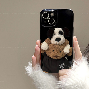 92s R15 手机壳A11x 适用ins可爱小熊小狗OPPO FINDX5 Reno10 8pro K3新款