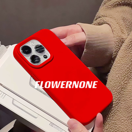 大红色液态硅胶FIND X8S+/X9适用OPPO Reno15/14/13/10/9手机壳X6PRO软糯8PRO+全包X7Ultra高档11纯色高级感