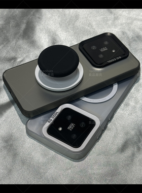 ins风强力磁吸简约支架适用K70小米15/14/12T手机壳K60红米K80哑光面Note13防摔TURBO3/11PRO+/10硬K50/k40S