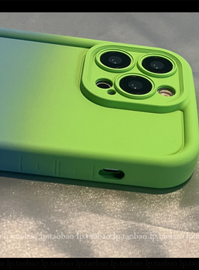 个性渐变绿色渲染适用iQOO NEO6手机壳iqooneo8潮男U3硅胶neo7se/neo7竞速版5女全包新款磨砂软壳防摔保护套