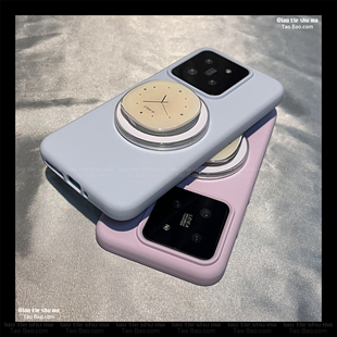 高级感液态硅胶时钟磁吸支架适用Realme真我GT8/GT7PRO竞速版手机壳Neo7防摔6se软糯GT5PRO新款创意磨砂情侣