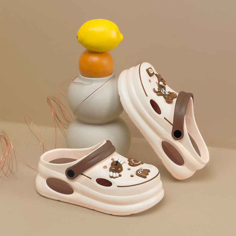 2025新款时尚DIY女士洞洞鞋厚底Eva沙滩外穿花园鞋ins凉拖鞋t批发