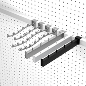 挂钩方管槽板挂钩服装 架挂架 店衣架挂钩货架挂钩上墙挂钩上墙服装