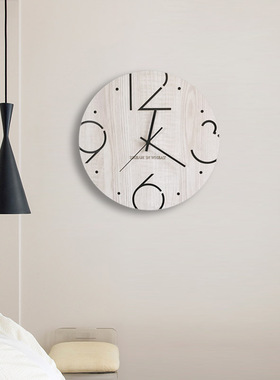 挂钟客厅家用时尚大气装饰北欧时钟网红钟表墙上壁钟创意极简挂表