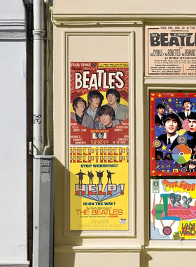 TheBeatles摇滚海报买1套送1套