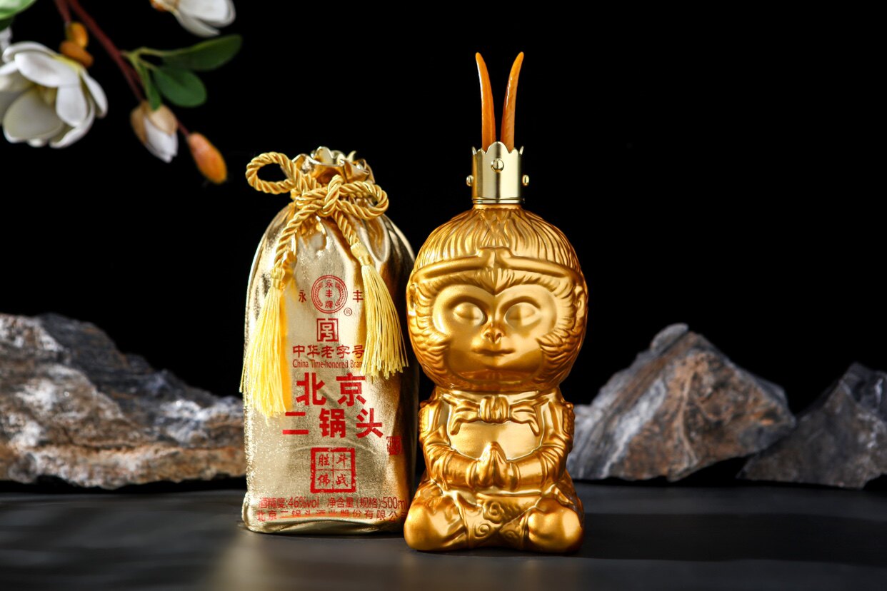 永丰牌二锅头白酒北京二锅头十二生肖酒纯粮清香型500ml*6瓶整箱
