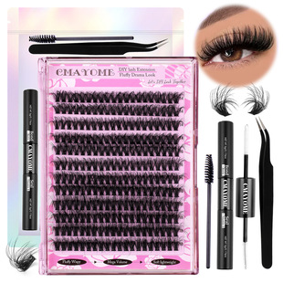 segmented 18mm false 200D假睫毛 240 eyelashes clusters