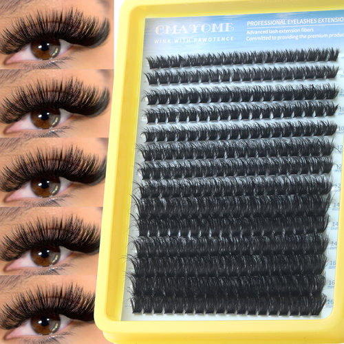 Thick 100d segmented extension set false eyelashes套装假睫毛