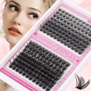 Single cluster false eyelashes 10-16mmC curvature单簇假睫毛