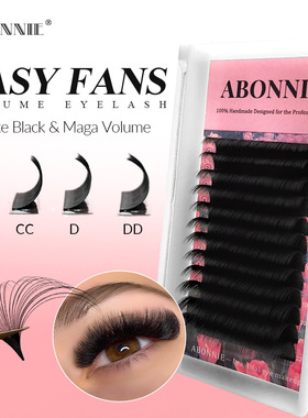 D Curl Easy Fan Eyelash Extensionsm Soft Blomming Lashes8-25