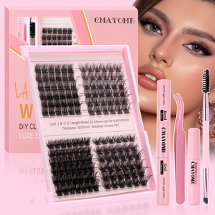 single cluster mixed melt sets stem eyelashes Hot false