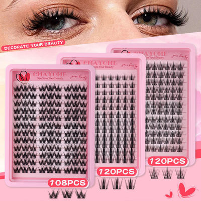 120 Cluster C-Curve False Eyelash Extension Adhesive Set睫毛