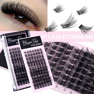 capacity false single thick eyelashes假睫毛 cluster Large