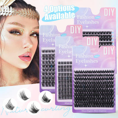 10 rows fake eyelashes naturally thick and dense假睫毛自然