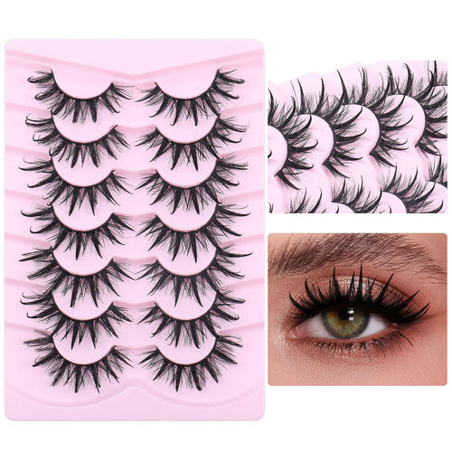 Little Devil 7 pairs of cotton thread stem false eyelashes