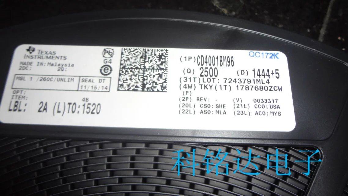 CD4001BM96 SOP-14，TI原装进口现货