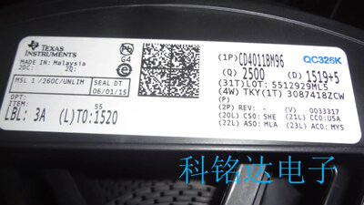 CD4011BM96 TI SOP14 逻辑IC 原装进口现货 实物拍摄 假一赔十