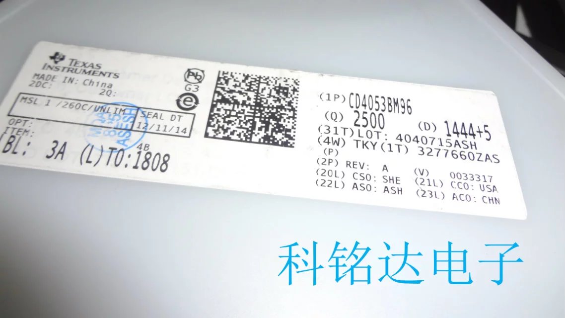 CD4053BM96 TI SOP16 逻辑IC 原装进口现货 实物拍摄 假一赔十