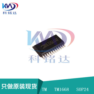 全新原装TM TM1668 SOP24 显示器 驱动控制 实物拍摄 假一赔十