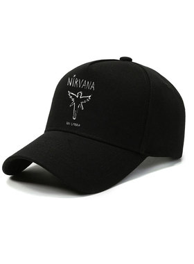 Nirvana In Utero涅槃乐队周边棒球帽粉丝定制应援帽子男女百搭潮