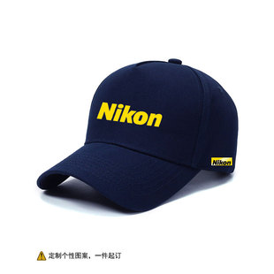 尼康单反相机摄影师棒球帽子定制图案户外百搭休闲遮阳帽男防晒潮