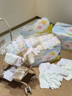 泰比迪一盒4条纯棉儿童平角内裤抗菌柔软亲肤男童女童四角短裤