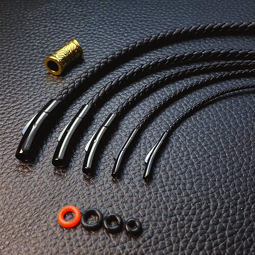 黑扣黑皮手链手绳替换绳穿转运珠