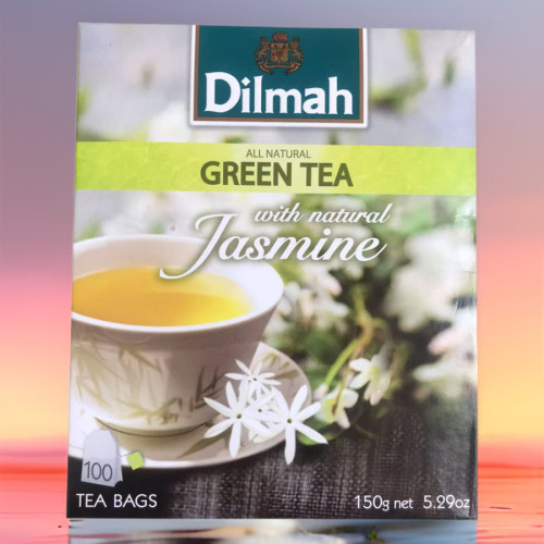 迪尔玛dilmah红茶斯里兰卡锡兰袋泡茶茉莉绿茶裸包100片