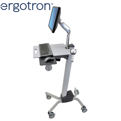 爱格升移动电脑桌机房小推车