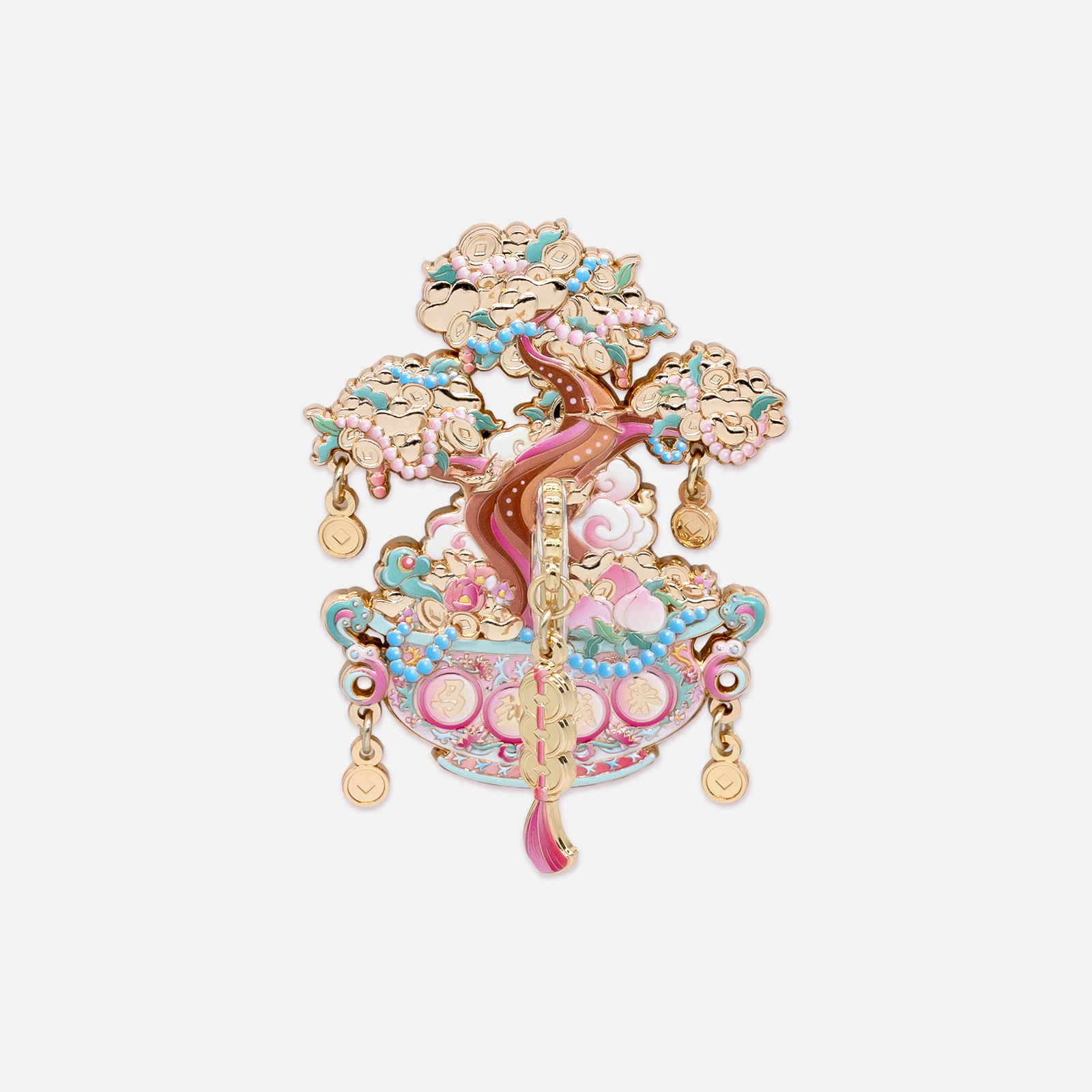 马上有福  马到钱来金属冰箱贴【燃创造原创】